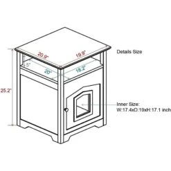 Arf Pets Designer Enclosed Cat Litter Box -Trixie || Catit || Nature's Miracle Shop 173265 PT2. AC SS1800 V1617700009