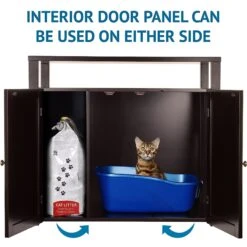 Arf Pets Enclosed Table Cat Litter Box -Trixie || Catit || Nature's Miracle Shop 173267 PT4. AC SS1800 V1618611735