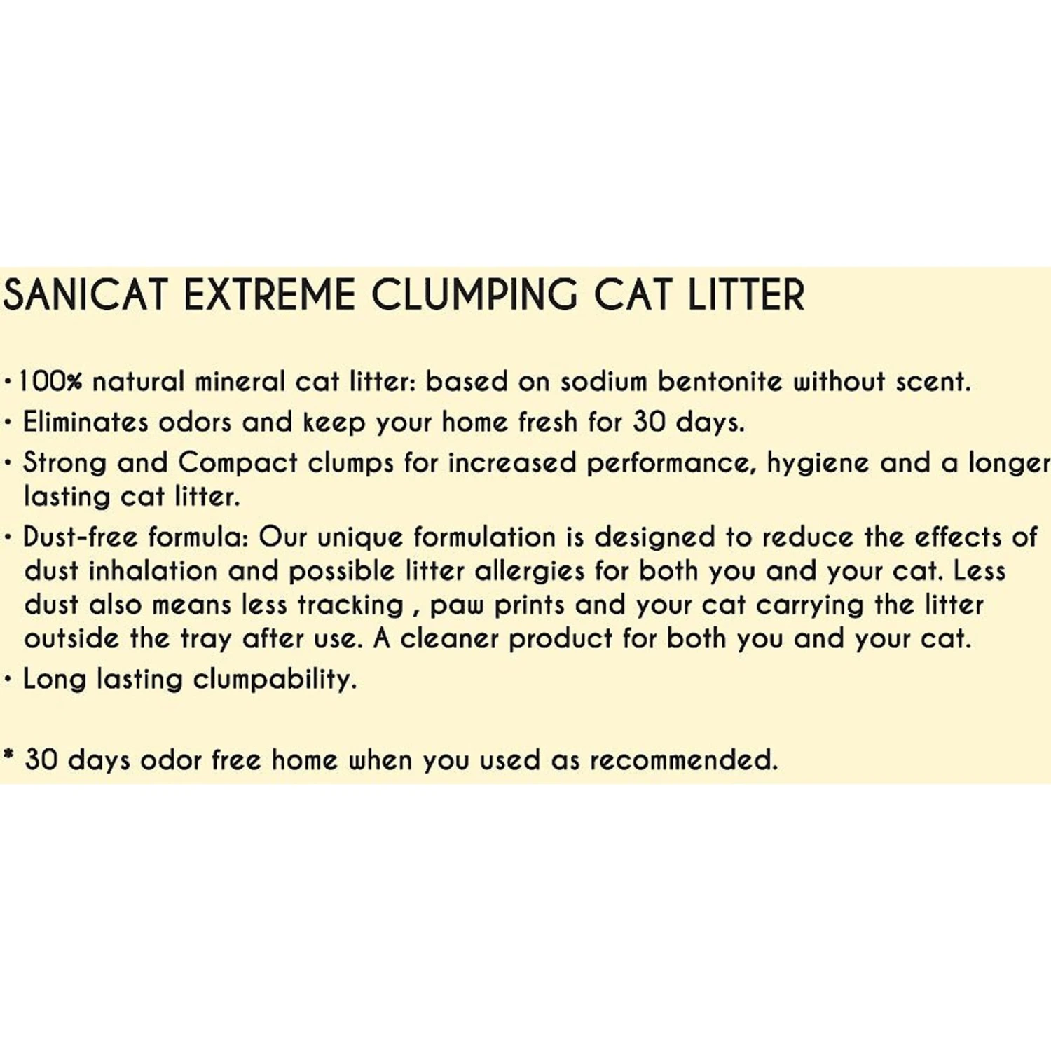 Sanicat Extreme Multi-Cat Floral Scent Clumping Clay Cat Litter, 21-lb Box 4 Sanicat Extreme Multi-Cat Floral Scent Clumping Clay Cat Litter, 21-lb Box - Image 2