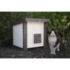 New Age Pet ECOFLEX Outdoor Cat House Shelter -Trixie || Catit || Nature's Miracle Shop 175292 MAIN. AC SS1800 V1583360947