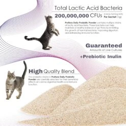 Proflora Powder Digestive Supplement For Cats 14 Proflora Powder Digestive Supplement For Cats -Trixie || Catit || Nature's Miracle Shop 175609 PT3. AC SS1800 V1686942131