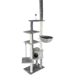 Tiger Tough Skyscraper Floor-to-Ceiling Faux Fur Cat Tree & Condo 13 Tiger Tough Skyscraper Floor-to-Ceiling Faux Fur Cat Tree & Condo -Trixie || Catit || Nature's Miracle Shop 176086 PT2. AC SS1800 V1618280224