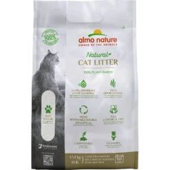 Almo Nature Unscented Clumping Plant-Based Cat Litter