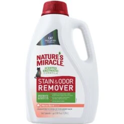 Nature's Miracle Cat Enzymatic Stain Remover & Odor Eliminator Refill, Melon Burst Scent, 1-gal Bottle