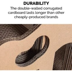 Tiger Tough Tower Playground 22.83-in Corrugated Cat Tree -Trixie || Catit || Nature's Miracle Shop 178843 PT6. AC SS1800 V1613088125