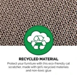 Tiger Tough Tower Playground 22.83-in Corrugated Cat Tree -Trixie || Catit || Nature's Miracle Shop 178843 PT7. AC SS1800 V1613090784