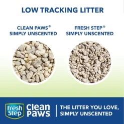Fresh Step Clean Paws Simply Unscented Clumping Clay Cat Litter -Trixie || Catit || Nature's Miracle Shop 179540 PT2. AC SS1800 V1695151040