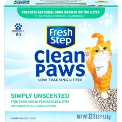 Fresh Step Clean Paws Simply Unscented Clumping Clay Cat Litter -Trixie || Catit || Nature's Miracle Shop 179540 PT6. AC SS1800 V1695137730