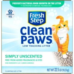 Fresh Step Clean Paws Simply Unscented Clumping Clay Cat Litter -Trixie || Catit || Nature's Miracle Shop 179540 PT7. AC SS1800 V1695151040