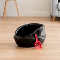 IRIS USA Large High-Back Open Top Cat Litter Pan With Scatter Shield & Scoop 13 IRIS USA Large High-Back Open Top Cat Litter Pan With Scatter Shield & Scoop -Trixie || Catit || Nature's Miracle Shop 181317 PT3. AC SS1800 V1680809080