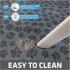 Drymate Protective & Decorative Cat Litter Mat, Paw Dots, Large, 20-in X 28-in -Trixie || Catit || Nature's Miracle Shop 181538 PT4. AC SS1800 V1689627180