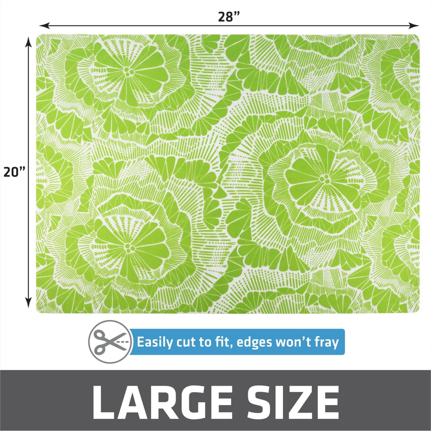 Drymate Protective & Decorative Cat Litter Mat, Surf Green, Large, 20-in X 28-in 7 Drymate Protective & Decorative Cat Litter Mat, Surf Green, Large, 20-in X 28-in - Image 5