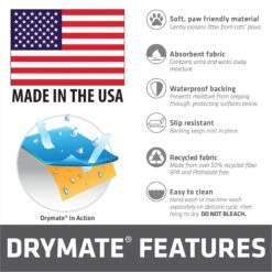 Drymate Protective & Decorative Cat Litter Mat, Surf Green, Large, 20-in X 28-in 13 Drymate Protective & Decorative Cat Litter Mat, Surf Green, Large, 20-in X 28-in -Trixie || Catit || Nature's Miracle Shop 181542 PT6. AC SS1800 V1689626804