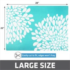 Drymate Protecitve & Decorative Cat Litter Mat, Rejuvenation Blue, Large, 20-in X 28-in -Trixie || Catit || Nature's Miracle Shop 181544 PT5. AC SS1800 V1691003318