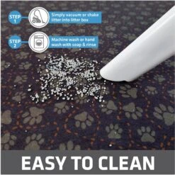 Drymate Protective & Decorative Cat Litter Mat, Paw Path Tan, Large, 20-in X 28-in -Trixie || Catit || Nature's Miracle Shop 181546 PT3. AC SS1800 V1689627090