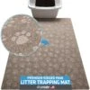 Drymate Premium Debossed Paw Cat Litter Trapping Mat, Taupe, X-Large, 28-in X 34-in -Trixie || Catit || Nature's Miracle Shop 181550 MAIN. AC SS1800 V1691003204