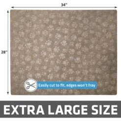 Drymate Premium Debossed Paw Cat Litter Trapping Mat, Taupe, X-Large, 28-in X 34-in -Trixie || Catit || Nature's Miracle Shop 181550 PT5. AC SS1800 V1691003207
