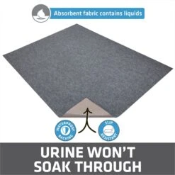 Drymate Jumbo Ridged Cat Litter Trapping Mat, Grey, 36-in X 47-in -Trixie || Catit || Nature's Miracle Shop 181552 PT2. AC SS1800 V1689626759