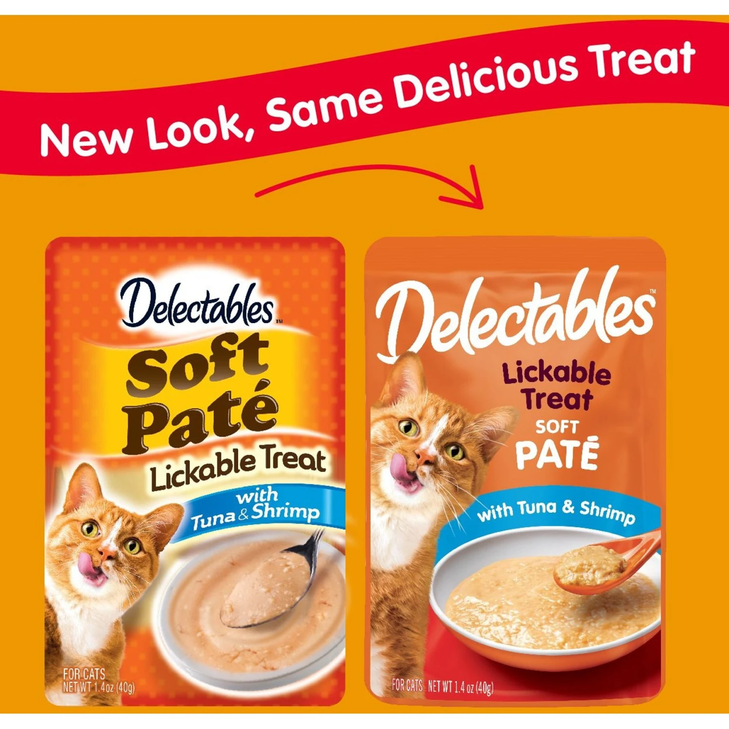 Hartz Delectables Soft Pate Tuna & Shrimp Cat Treats, 1.4-oz Pouch, 12 Count 4 Hartz Delectables Soft Pate Tuna & Shrimp Cat Treats, 1.4-oz Pouch, 12 Count - Image 2