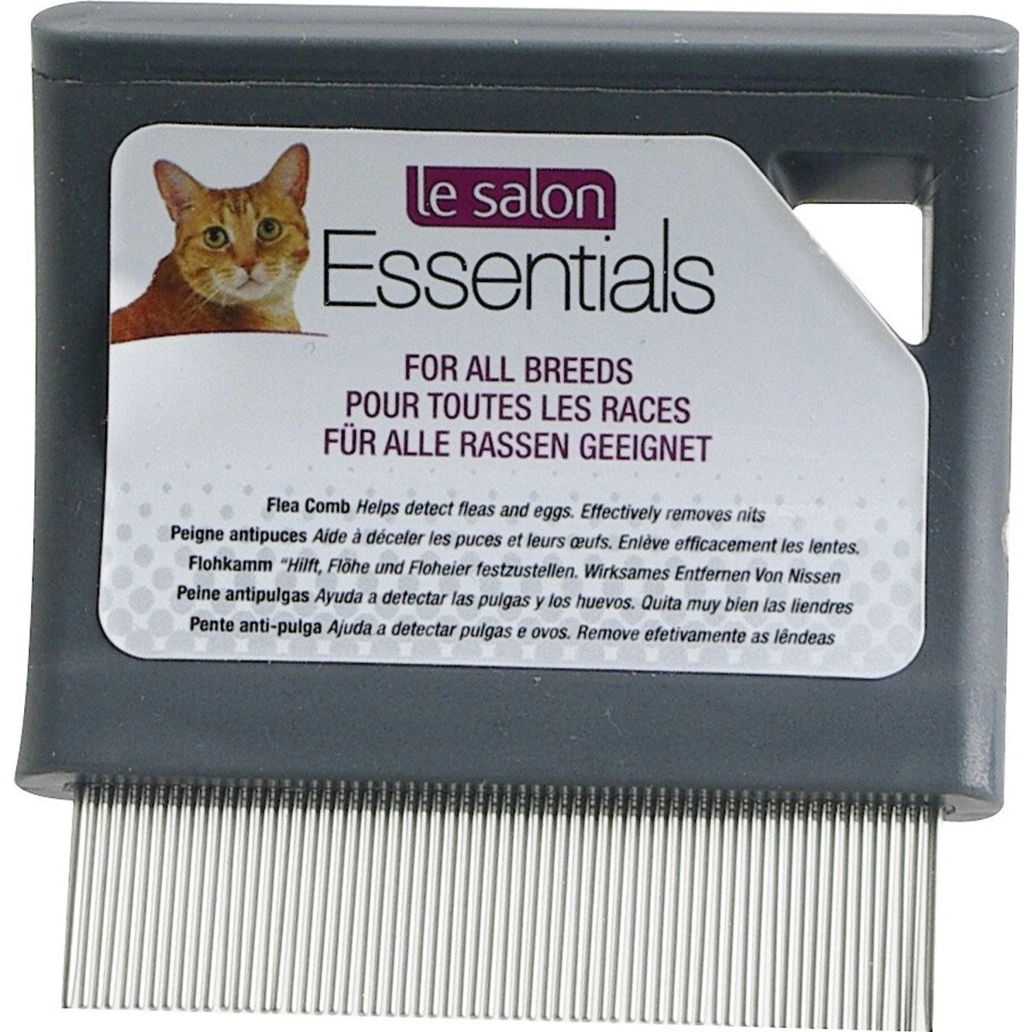Le Salon Essentials Flea Cat Comb 3 Le Salon Essentials Flea Cat Comb