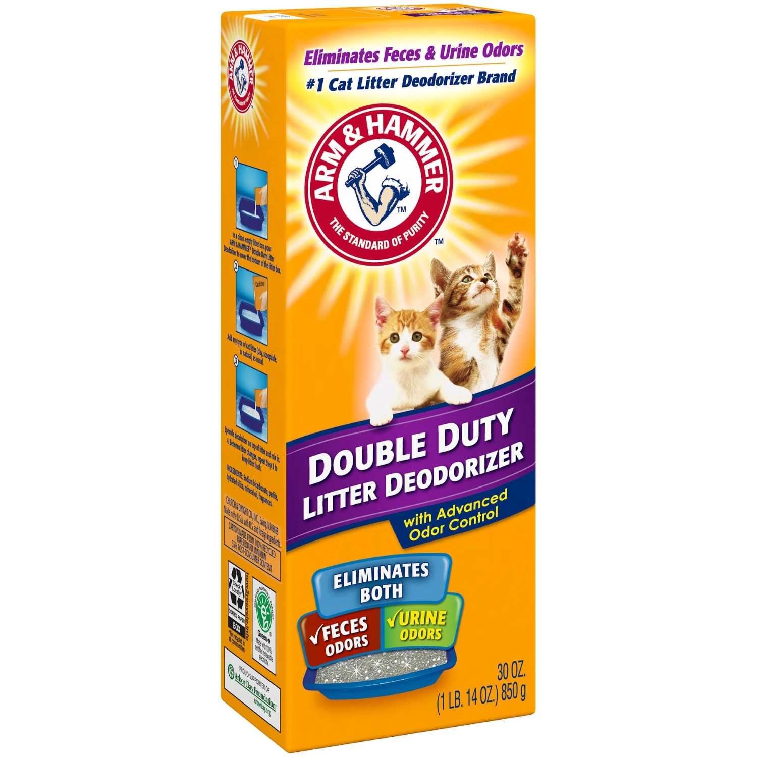Arm & Hammer Litter Baking Soda Double Duty Cat Litter Deodorizer 4 Arm & Hammer Litter Baking Soda Double Duty Cat Litter Deodorizer - Image 2