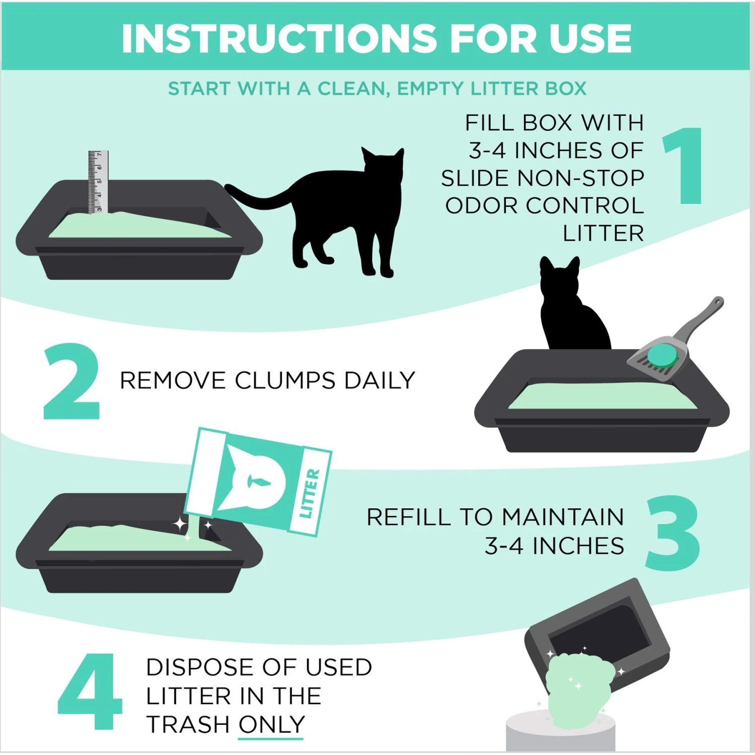 Arm & Hammer Litter SLIDE Easy Clean-Up Clumping Cat Litter Non-Stop Odor Control With 10 Days Of Odor Control 10 Arm & Hammer Litter SLIDE Easy Clean-Up Clumping Cat Litter Non-Stop Odor Control With 10 Days Of Odor Control - Image 8