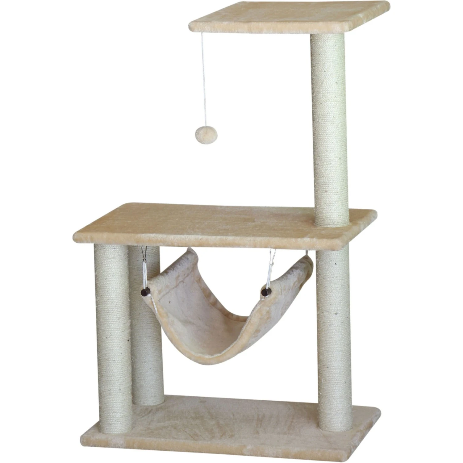 EliteField 37-in Faux Fur Cat Tree 3 EliteField 37-in Faux Fur Cat Tree