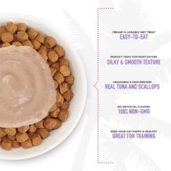 Tiki Cat Stix Tuna & Scallops In Creamy Gravy Grain-Free Wet Cat Treat, 3-oz Pouch, Pack Of 6 -Trixie || Catit || Nature's Miracle Shop 186313 PT4. AC SS1800 V1702665629