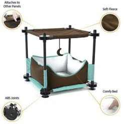 Kitty City Claw Sleeper 17.25-in Faux Fleece Cat Tree -Trixie || Catit || Nature's Miracle Shop 190256 PT1. AC SS1800 V1564625219