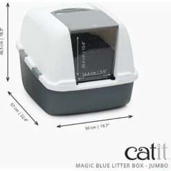 Catit Magic Blue Cat Litter Box -Trixie || Catit || Nature's Miracle Shop 191588 PT1. AC SS1800 V1628094083