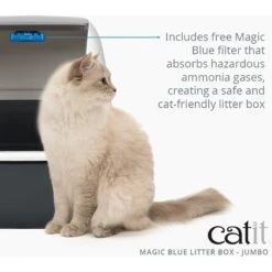Catit Magic Blue Cat Litter Box -Trixie || Catit || Nature's Miracle Shop 191588 PT4. AC SS1800 V1628094076