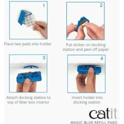 Catit Magic Blue Odor Reducing Refill Cat Litter Pad, 6 Count 12 Catit Magic Blue Odor Reducing Refill Cat Litter Pad, 6 Count -Trixie || Catit || Nature's Miracle Shop 191593 PT4. AC SS1800 V1628094370