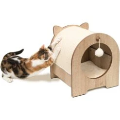Vesper Minou 15.94-in Modern Cat Scratcher With Toy 10 Vesper Minou 15.94-in Modern Cat Scratcher With Toy -Trixie || Catit || Nature's Miracle Shop 191641 PT3. AC SS1800 V1628004449
