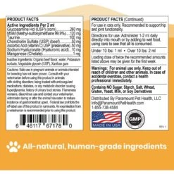 Paramount Pet Health Glucosamine Cat Supplement -Trixie || Catit || Nature's Miracle Shop 193928 PT4. AC SS1800 V1635274610