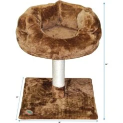 Go Pet Club 24-in Faux Fur Cat Tree -Trixie || Catit || Nature's Miracle Shop 197620 PT3. AC SS1800 V1671226172