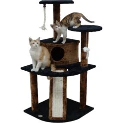 Go Pet Club 47-in Faux Fur Cat Tree & Condo -Trixie || Catit || Nature's Miracle Shop 197657 PT1. AC SS1800 V1587483655