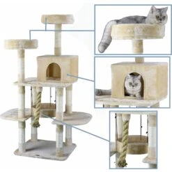 Go Pet Club 61.5-in Faux Fur Cat Tree & Condo 8 Go Pet Club 61.5-in Faux Fur Cat Tree & Condo -Trixie || Catit || Nature's Miracle Shop 197674 PT2. AC SS1800 V1587483958