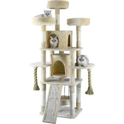 Go Pet Club 70-in Faux Fur Cat Tree & Condo -Trixie || Catit || Nature's Miracle Shop 197677 PT1. AC SS1800 V1587484112