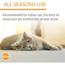 K&H Pet Products Unheated Kitty Sill Cat Window Perch -Trixie || Catit || Nature's Miracle Shop 199074 PT3. AC SS1800 V1685649694