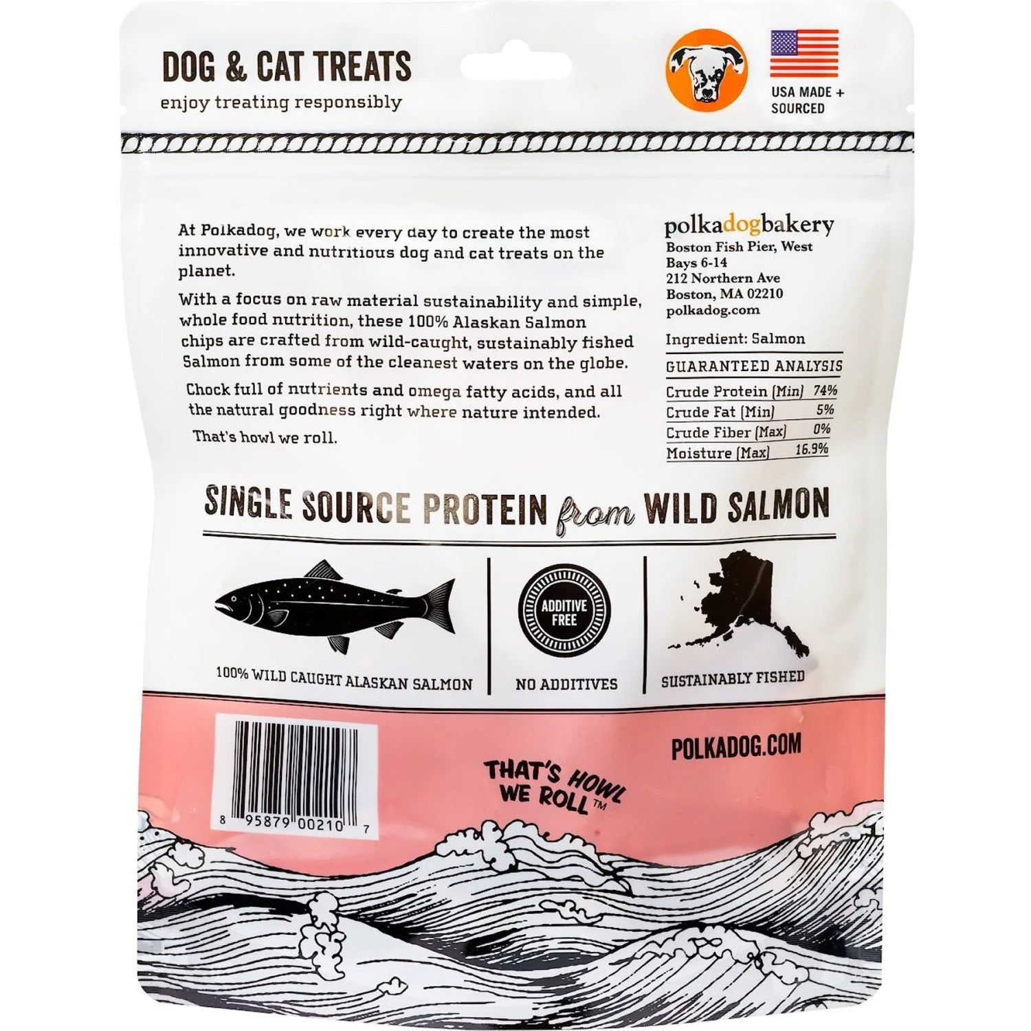 Polkadog Chips Dehydrated Dog & Cat Treats, 4-oz Bag 4 Polkadog Chips Dehydrated Dog & Cat Treats, 4-oz Bag - Image 2