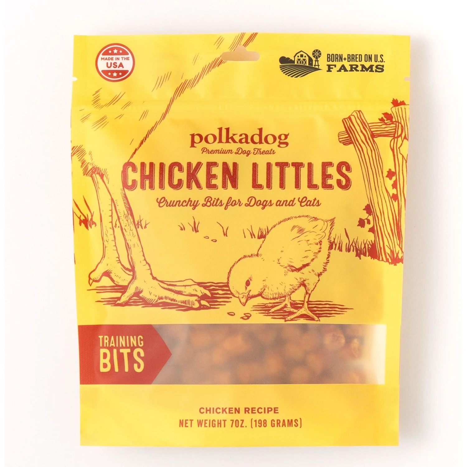 Polkadog Chicken Littles Training Bits Dehydrated Dog & Cat Treats, 8-oz Bag 3 Polkadog Chicken Littles Training Bits Dehydrated Dog & Cat Treats, 8-oz Bag