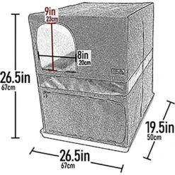 Pet Gear Prp Pawty Space Saver Cat Litter Box Enclosure -Trixie || Catit || Nature's Miracle Shop 200702 PT1. AC SS1800 V1673363959