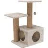 TRIXIE Valencia 28-in Plush Cat Tree & Scratching Post With Condo & Cat Toy -Trixie || Catit || Nature's Miracle Shop 204179 MAIN. AC SS1800 V1570558923