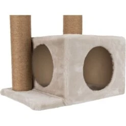 TRIXIE Valencia 28-in Plush Cat Tree & Scratching Post With Condo & Cat Toy -Trixie || Catit || Nature's Miracle Shop 204179 PT6. AC SS1800 V1570558939