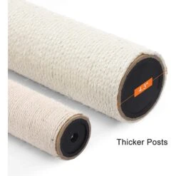 FEANDREA 55.5-in Faux Fleece Cat Tree & Condo -Trixie || Catit || Nature's Miracle Shop 205223 PT6. AC SS1800 V1648065704