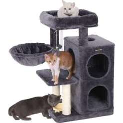 FEANDREA 32.7-in Faux Fleece Cat Tree & Condo 18 FEANDREA 32.7-in Faux Fleece Cat Tree & Condo -Trixie || Catit || Nature's Miracle Shop 205244 PT7. AC SS1800 V1648065392