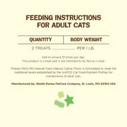 Friskies Party Mix Natural Yums Catnip Flavor Cat Treats -Trixie || Catit || Nature's Miracle Shop 208287 PT7. AC SS1800 V1700157203
