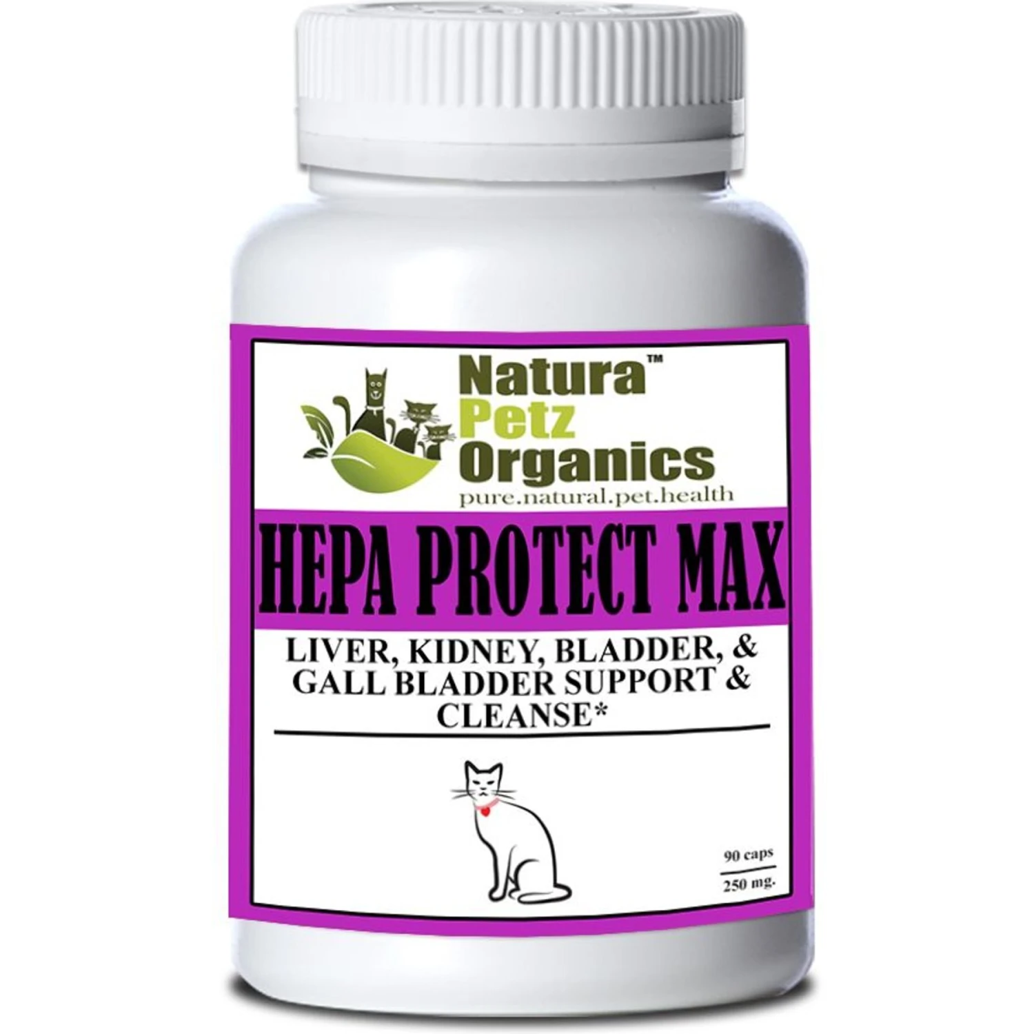 Natura Petz Organics Hepa Protect Max Cat Supplement, 90 Count 3 Natura Petz Organics Hepa Protect Max Cat Supplement, 90 Count