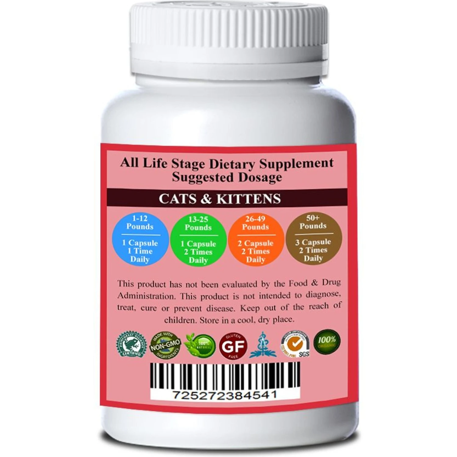 Natura Petz Organics Turmeric The Magnificent Cat Supplement, 90 Count 4 Natura Petz Organics Turmeric The Magnificent Cat Supplement, 90 Count - Image 2