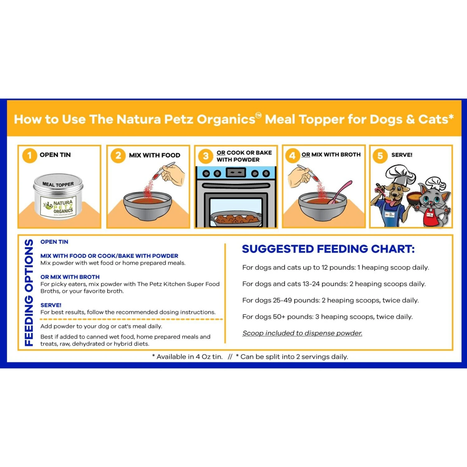 Natura Petz Organics Kidney Support Turkey Flavored Powder Kidney Supplement For Cats, 4-oz Tin 6 Natura Petz Organics Kidney Support Turkey Flavored Powder Kidney Supplement For Cats, 4-oz Tin - Image 4